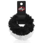 Eklips Peluş Siyah Beyaz 2'li Toka