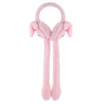 Eklips Pembe Kedili Çocuk Peluş Kulaklık