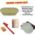 Ekmek Yapım Seti Oval 26 cm + Ekşi Maya