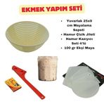 Ekmek Yapım Seti Yuvarlak 25 cm + Ekşi Maya