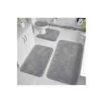 EKN BEĞENDİ HOME Kaymaz Taban Yıkanabilir Peluş Post 4’lü Banyo Halı Paspası 60x100 Cm 50x80 Cm