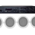 EKO 80 WATT HAT TRAFOLU ANFİ VE TAVAN TİPİ HOPARLÖR HAZIR PAKET-5