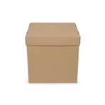 Eko Ambalaj Oluklu Katlı Kraft Renk Yaş Pasta Kutusu 30x30x30 cm 30 Adet