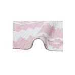 Eko Halı Afr 03 Pınk Whıte - Afro - Naturel Yıkanabilir Modern Desenli El Dokuma Hint Kilim