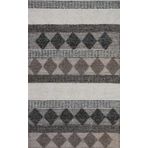Eko Halı Jade JD 01 Grey Naturel Kazak Örgü Desenli El Dokuma Örgü Halı