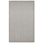 EKO Halı MONO MNO 02 Grey Kaymaz Tabanlı Jüt Dokulu Sisal Kilim, Gri 2, 200 x 290