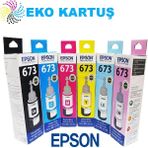 Eko Kartuş Epson mürekkep Seti 673 ( L800,L805,L850,L1800) - Renkli