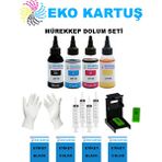 Eko Kartuş Hp 21 Kartuş Uyumlu Dolum Seti - Renkli