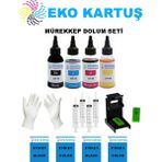 Eko Kartuş Hp 302 Kartuş Uyumlu Dolum Seti - Renkli