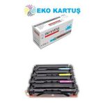 Eko Kartuş Hp (CF540X-CF541X-CF542X-CF543X) (203X)/CRG054X Set (3.2k) Muadil Toner