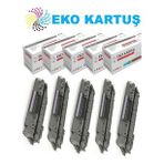 Eko Kartuş Hp Laserjet P2050-HP 05X - CE505X Uyumlu 6500 ) Ekonomik Avantajlı 5’li Paket Muadil Toner (Siyah)