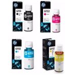 Eko Kartuş Hp Z4B53A 4 Renk (GT51XL GT52XL) 90ML Muadil Mürekkep, - Renkli