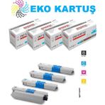 Eko Kartuş Oki C801N Siyah Muadil Toner
