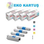 Eko Kartuş Oki C821N Muadil Takım Toner,