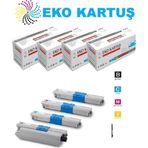 Eko Kartuş Oki MC562DNW Siyah Muadil Toner