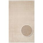 Eko Rugs Eko Halı Majesty MJ 04 Beige Düz Desenli El Emeği ile Özel Tezgahlarda Üretilen Yün Viskon Uşak Halı