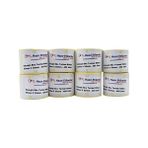 Eko Termal Etiket(Sürsajlı) 40MM x 20MM Toplam 3200 Adet 8 Rulo, Ruloda 400 Lü Sarılmış 40MM Çapında Örtücü Kapatma Etiketi Taşınabilir Barkod Yazıcılar ile Uyumlu