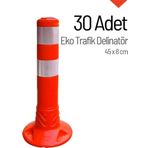 Eko Trafik Delinatörü 45 x 8 cm, Esnek Duba 30 Adet