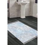 Eko Trend Djt Banyo Paspası Yıkanabilir Kaymaz Taban 1303 Modern 1303-Trend-Banyo, Lila, 80 x 120