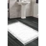 Eko Trend Djt Banyo Paspası Yıkanabilir Kaymaz Taban 1342 Modern 1342-Trend-Banyo, Gri, 80 x 120
