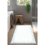 Eko Trend Djt Banyo Paspası Yıkanabilir Kaymaz Taban 1342 Modern 1342-Trend-Banyo, Mavi, 80 x 120