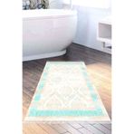 Eko Trend Djt Banyo Paspası Yıkanabilir Kaymaz Taban 1376 Klasik 1376-Trend-Banyo, Turkuaz, 80 x 120