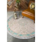 Eko Trend Djt Banyo Paspası Yıkanabilir Kaymaz Taban 1376 Yuvarlak Klasik 1376-Trend-Banyo-Yuvarlak, Turkuaz, 120 x 120