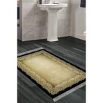 Eko Trend Djt Banyo Paspası Yıkanabilir Kaymaz Taban 1674 Modern 1674-Trend-Banyo, Kahve, 80 x 120