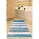 Eko Trend Djt Banyo Paspası Yıkanabilir Kaymaz Taban 1677 Degrade 1677-Trend-Banyo, Turkuaz, 80 x 120