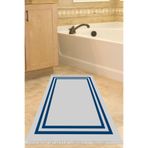 Eko Trend Djt Banyo Paspası Yıkanabilir Kaymaz Taban 1696 Bordürlü 1696-Trend-Banyo, Gri-Lacivert, 80 x 120