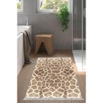 Eko Trend Djt Banyo Paspası Yıkanabilir Kaymaz Taban 1910 Modern 1910-Trend-Banyo, Kahve, 80 x 120