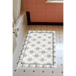 Eko Trend Djt Banyo Paspası Yıkanabilir Kaymaz Taban 1913 Modern 1913-Trend-Banyo, Gri, 80 x 120