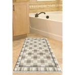 Eko Trend Djt Banyo Paspası Yıkanabilir Kaymaz Taban 1913 Modern 1913-Trend-Banyo, Kahve, 80 x 120