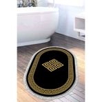 Eko Trend Djt Banyo Paspası Yıkanabilir Kaymaz Taban 656m Oval Modern 656M-Trend-Banyo-Oval, Gold, 60 x 100