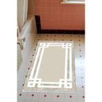 Eko Trend Djt Banyo Paspası Yıkanabilir Kaymaz Taban 657m Modern 657M-Trend-Banyo, Camel, 80 x 120
