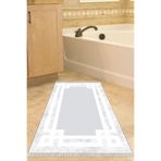 Eko Trend Djt Banyo Paspası Yıkanabilir Kaymaz Taban 657m Modern 657M-Trend-Banyo, Gri, 80 x 120