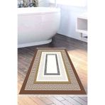 Eko Trend Djt Banyo Paspası Yıkanabilir Kaymaz Taban 675m Modern 675M-Trend-Banyo, Gold, 100 x 150