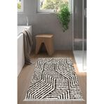 Eko Trend Djt Banyo Paspası Yıkanabilir Kaymaz Taban 713 Modern 713-Trend-Banyo, Kahve, 80 x 120
