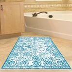 Eko Trend DJT Banyo Paspası Yıkanabilir Kaymaz Taban 744 Vintage Sarı