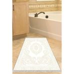 Eko Trend Djt Banyo Paspası Yıkanabilir Kaymaz Taban 747 Klasik 747-Trend-Banyo, Krem, 80 x 120