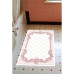 Eko Trend Djt Banyo Paspası Yıkanabilir Kaymaz Taban 748 Modern 748-Trend-Banyo, Pudra, 80 x 120