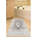 Eko Trend Djt Banyo Paspası Yıkanabilir Kaymaz Taban 762 Osmanlı 762-Trend-Banyo, Gri, 80 x 120