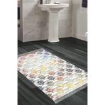 Eko Trend Djt Banyo Paspası Yıkanabilir Kaymaz Taban 763 Modern 763-Trend-Banyo, Çok Renkli, 80 x 120