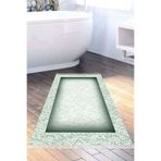 Eko Trend Djt Banyo Paspası Yıkanabilir Kaymaz Taban 767 Bordürlü 767-Trend-Banyo, Yeşil, 50 x 80