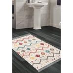 Eko Trend Djt Banyo Paspası Yıkanabilir Kaymaz Taban F5001 İskandinav F5001-Trend-Banyo, Çok Renkli, 80 x 120