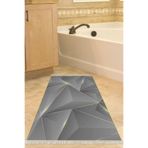 Eko Trend Djt Banyo Paspası Yıkanabilir Kaymaz Taban F5005 Modern F5005-Trend-Banyo, Gold Siyah, 60 x 100