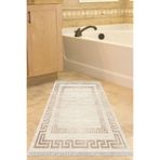 Eko Trend Djt Banyo Paspası Yıkanabilir Kaymaz Taban F5036 Modern F5036-Trend-Banyo, Bej, 80 x 120