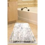 Eko Trend Djt Banyo Paspası Yıkanabilir Kaymaz Taban M12271 Modern M12271-Trend-Banyo, Gri, 80 x 120