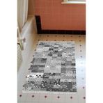 Eko Trend Djt Banyo Paspası Yıkanabilir Kaymaz Taban Mu148 Patchwork Mu148-Trend-Banyo, Gri, 80 x 120