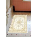 Eko Trend Djt Banyo Paspası Yıkanabilir Kaymaz Taban P1360 Osmanlı P1360-Trend-Banyo, Krem, 80 x 120